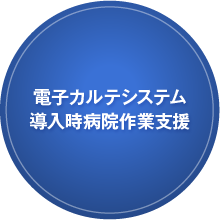 電子カルテシステム導入時病院作業支援